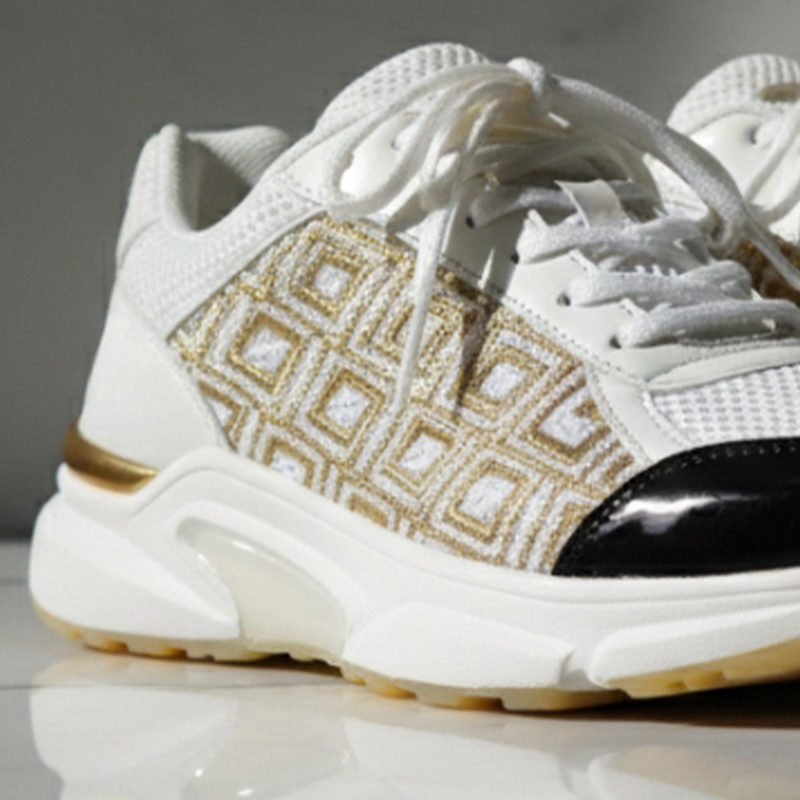 Gold Pattern Sneakers-template