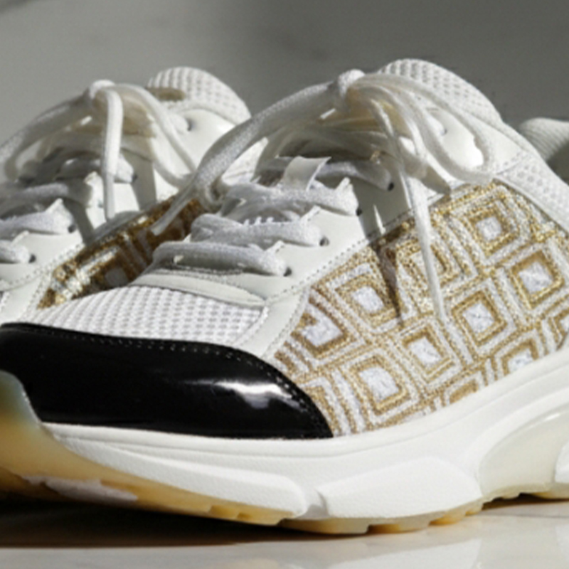 Gold Pattern Sneakers-template
