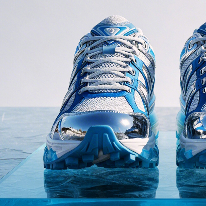 Metallic Running Trainers-template